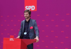 Nikolai im Willy-Brandt-Haus.