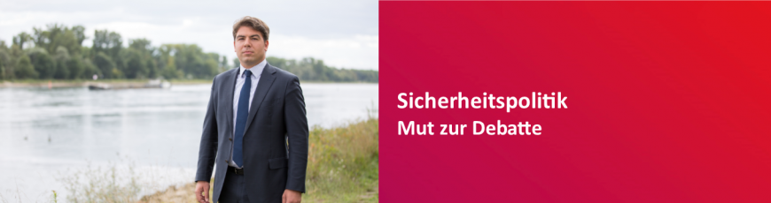 Sicherheitspolitische Debatte gefordert